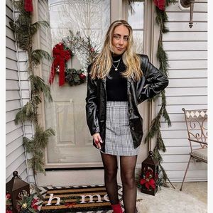 Brand new never worn plaid mini skirt